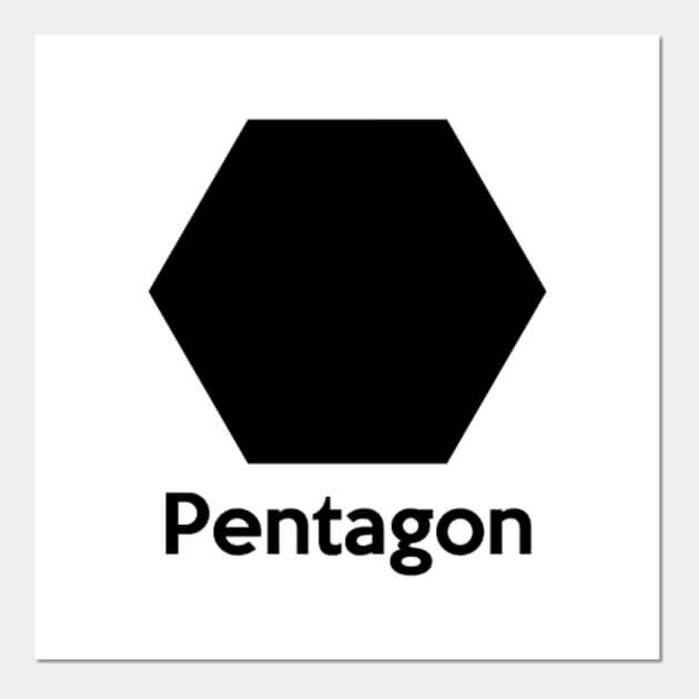 pentagon shape illustration