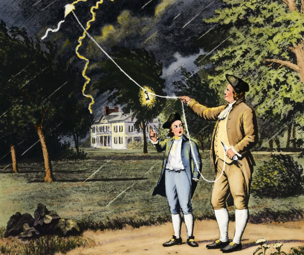 Benjamin Franklin - Electricity Invention