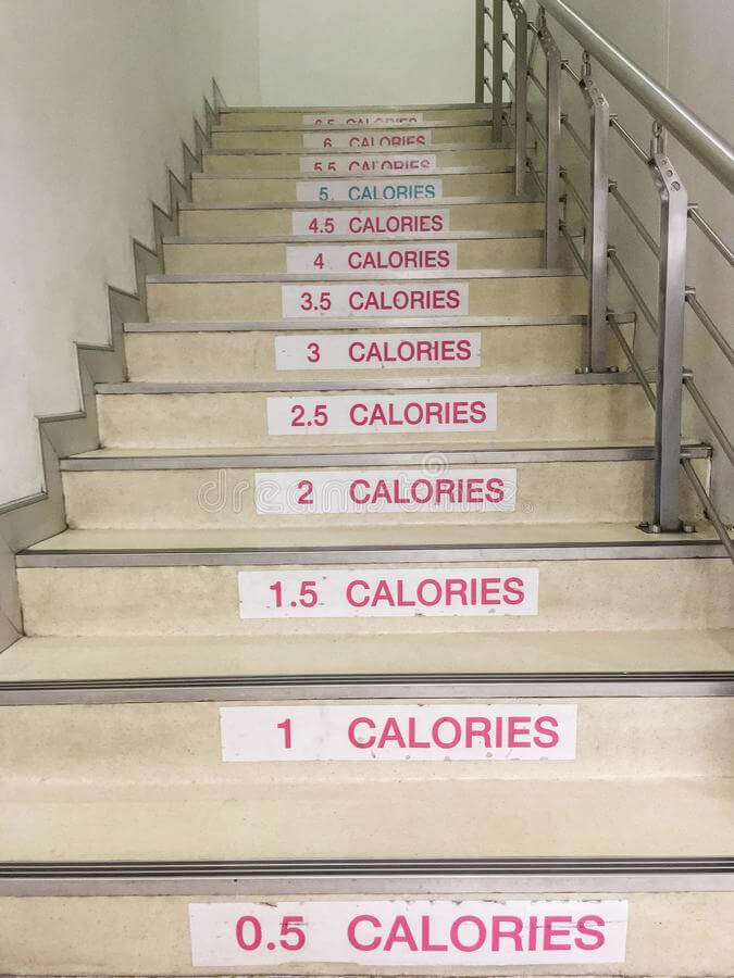 stairs calories burned